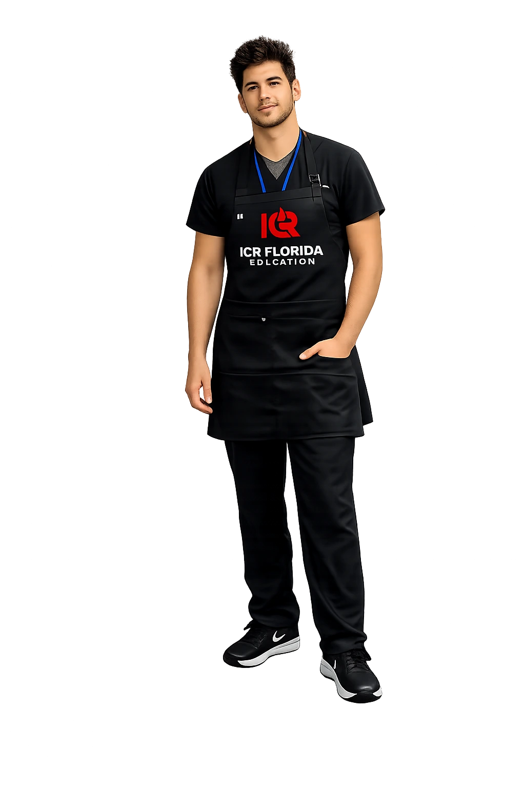 Estudiante del Programa de Barbero Restringido de ICR Florida Education